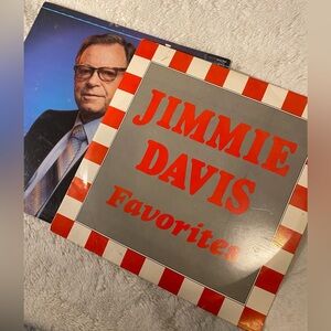 Jimmie Davis SIGNED Favorites Vinyl Record Bundle 1986 Rare Find